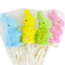 Пасхальний блискучий заєць набір 4 шт 375837