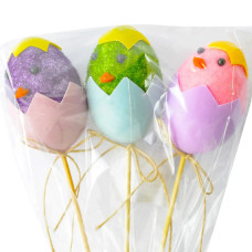 Пасхальний набір яйця з курчатами (3шт) 375752