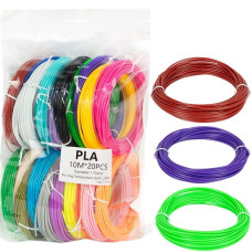 Пластик для 3D-ручки (PLA 20шт по 10м) (97265)