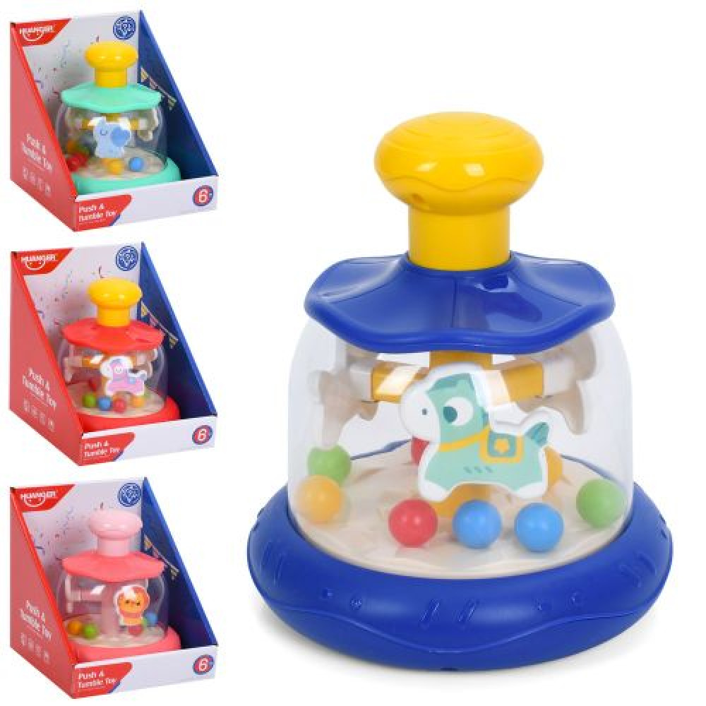 Дзиґа HE8090-1 (48шт) 16см, 4 кольори, в кор-ці, 14,5-17,5-15см