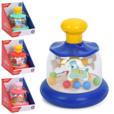 Дзиґа HE8090-1 (48шт) 16см, 4 кольори, в кор-ці, 14,5-17,5-15см