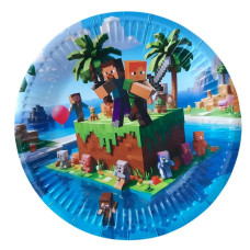 Тарілка «Майнкрафт на воді Minecraft» 15987