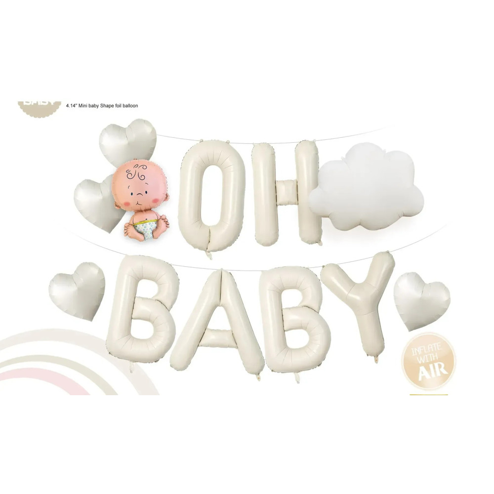 Набір фольгованих Куль (Китай) OH BABY 16008