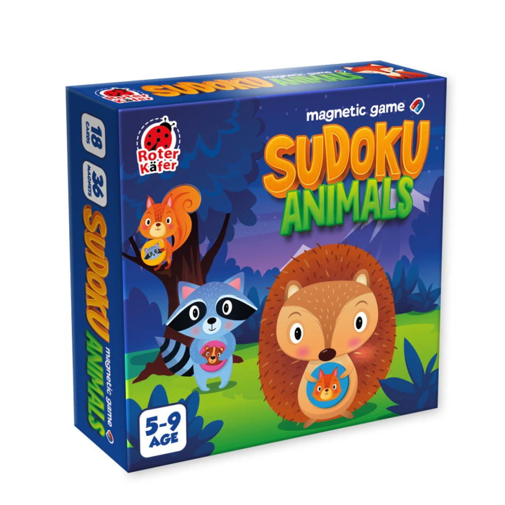 Magnetic game Roter Käfer Sudoku Animals RK2150-01