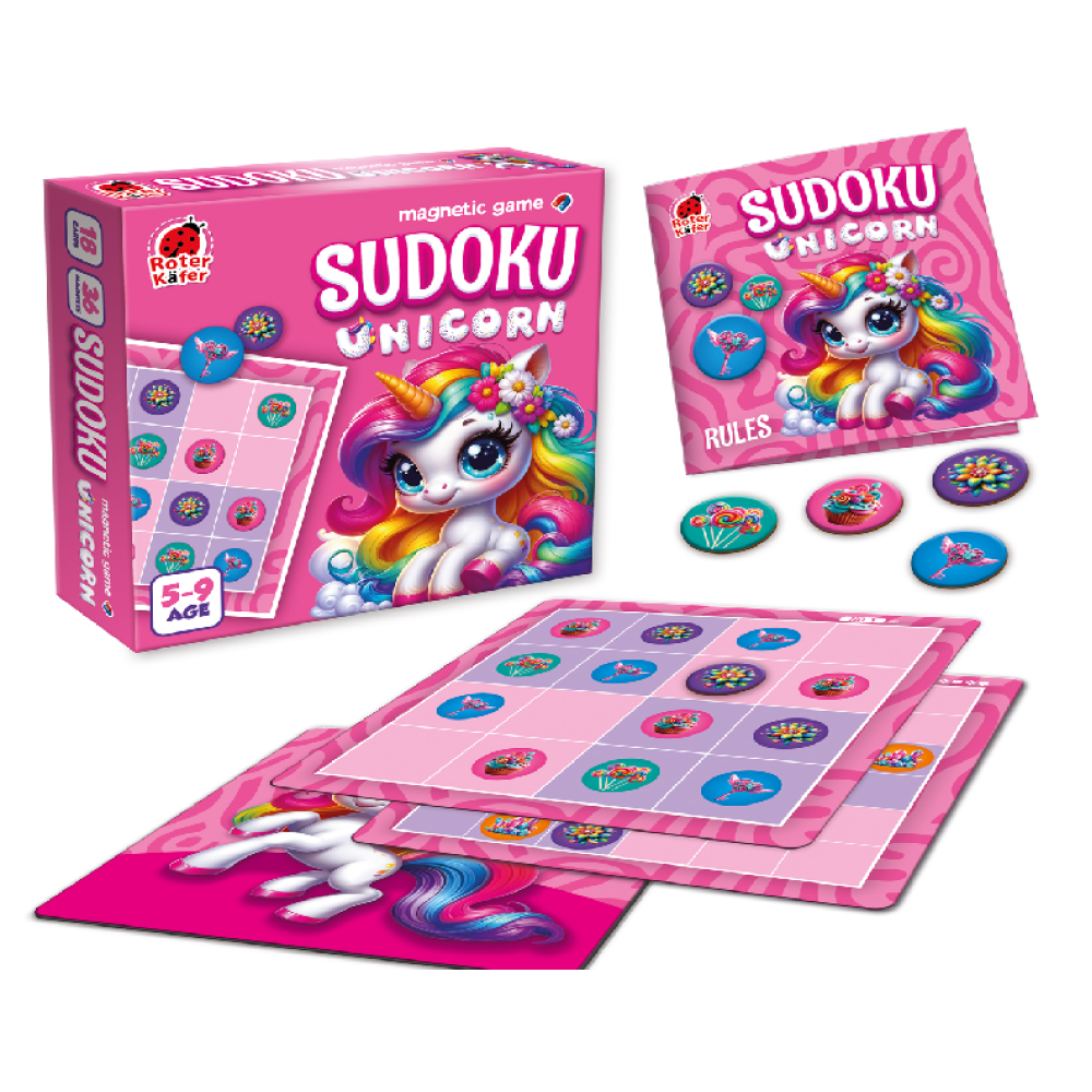 Magnetic game Roter Käfer Sudoku Unicorn RK2150-02