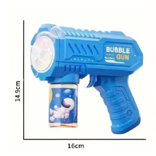 Пістолет з мильними бульбашками  на батарейки 786134 в коробці 16*15см
