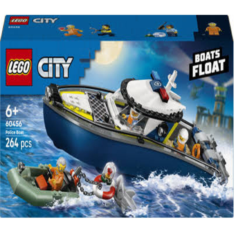 12465 LEGO City Police Конструктор Переслідування на поліцейському катері