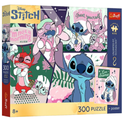 30482 Trefl Пазли "300 UFT Premium Plus Kids" Disney Lilo&Stitch Космічний дует