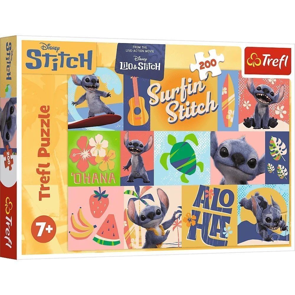 Пазли 33318 Trefl  "200" Disney Stitch The Movie Пригоди на Гаваях