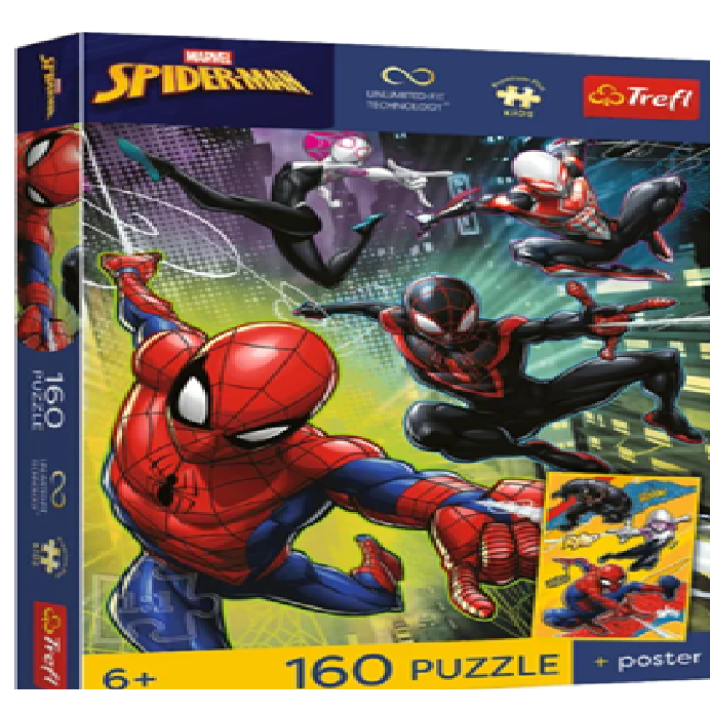 54351 Trefl Пазли "160 UFT Premium Plus Kids" Disney Marvel Spiderman Людина-павук