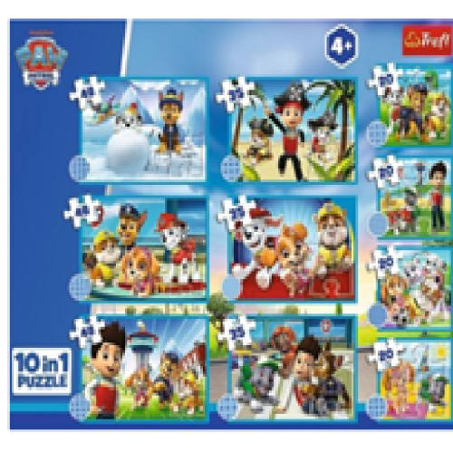 60129 Trefl Пазли "10in1" PAW Patrol Смілива команда