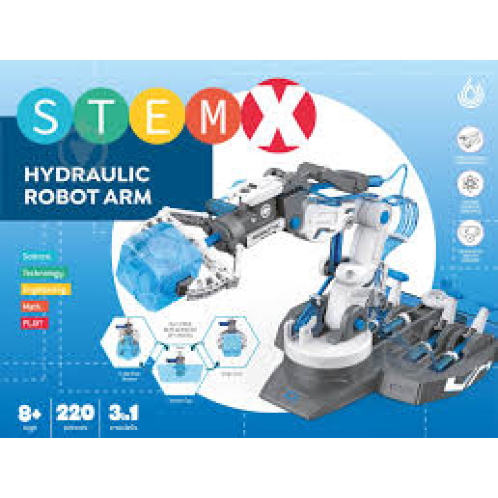 71588 STEAM конструктор 3В1: гідравлічна рука робота на 220 деталей