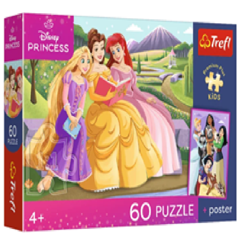 74359 Trefl Пазли "60 Premium Plus Kids" Disney Princess Королівська сила