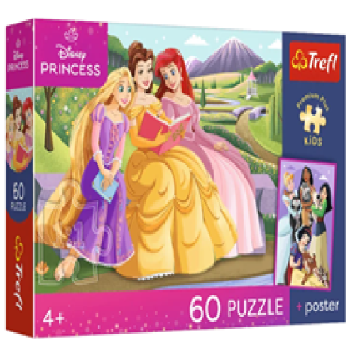 74359 Trefl Пазли "60 Premium Plus Kids" Disney Princess Королівська сила