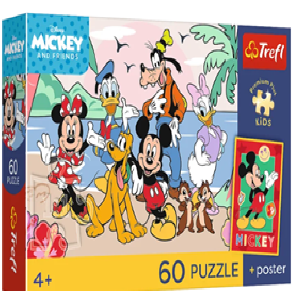 74380 Trefl Пазли "60 Premium Plus Kids" Disney Standard Characters Весела місія