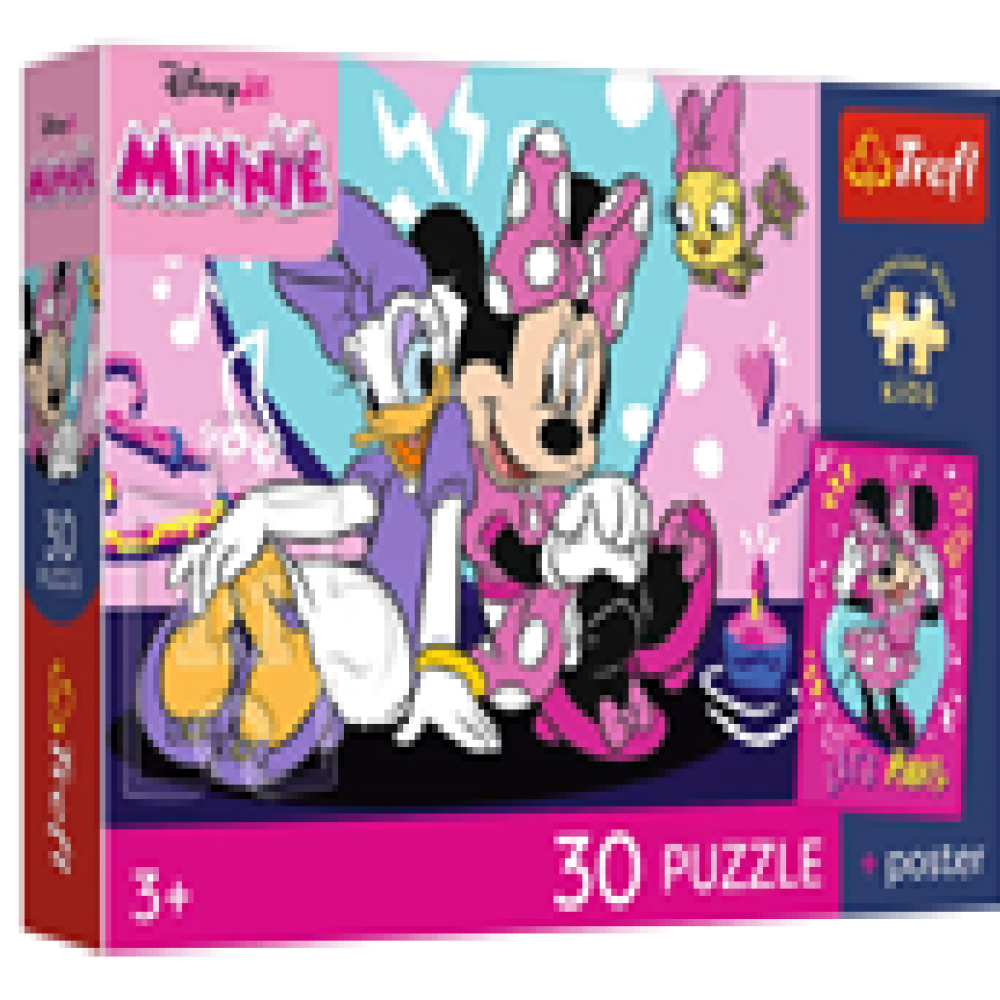 83405 Trefl Пазли "30 Premium Plus Kids" Disney Minnie Щаслива Мінні