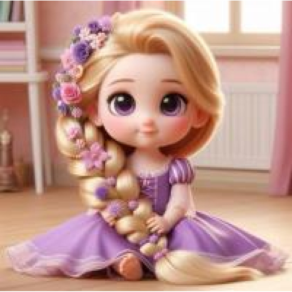 Алмазна мозаїка "Варюша", 20х20см, на рамці, ТМ Dreamtoys S10246, 21х21х2,5см, в коробці