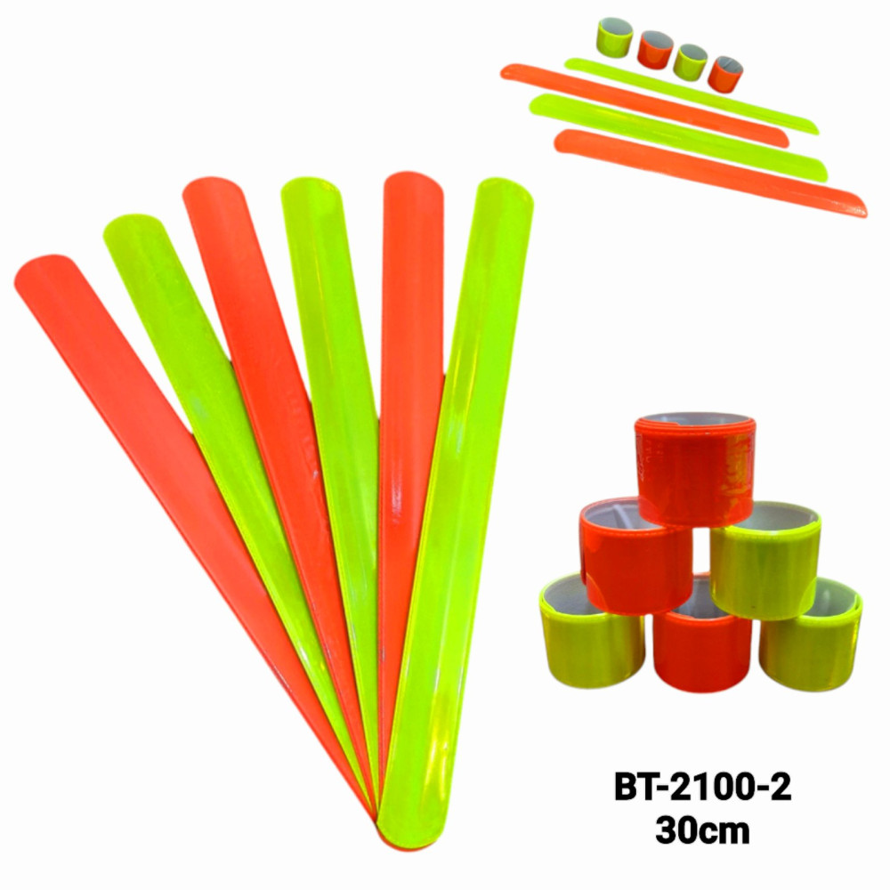 Браслет-лінійка BT-2100-2  світловідбивний  30см (2 colors) металевий