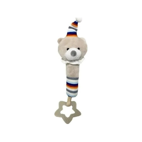 Брязкальце-пищалка Ведмедик (17 см) 9411