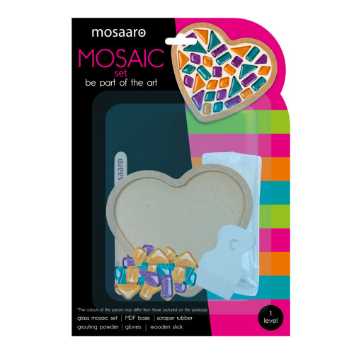 Creativity kit Mosaaro glass mosaiс "Heart" MA1007