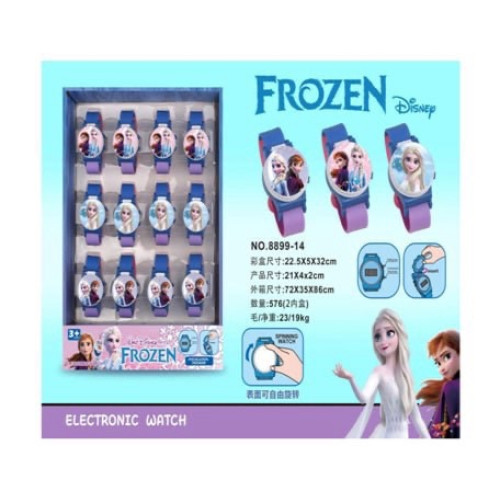 Дитячі електронні годинники «Frozen», мікс кольори , блок 12 шт