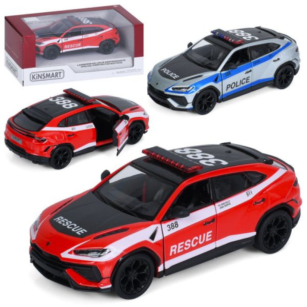 Джип KT5447WPR (24шт) метал, інерція, 1:40, 12,5см, відчиняються двері, гумові колеса, 2 види (1 вид поліція), в кор-ці, 16-7-7,5см