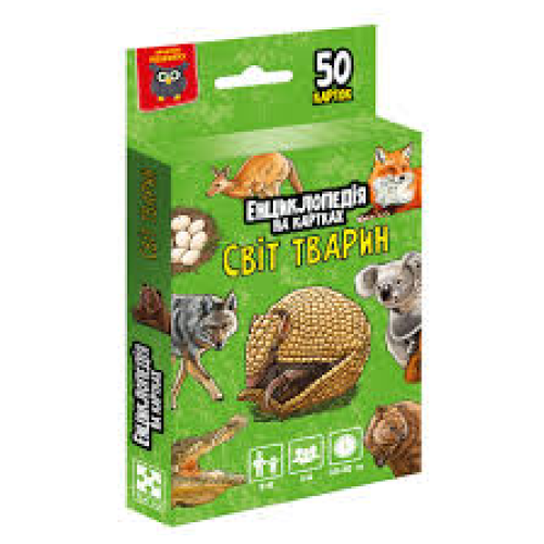 Енциклопедія на картках Vladi Toys Світ тварин. VT6002-01