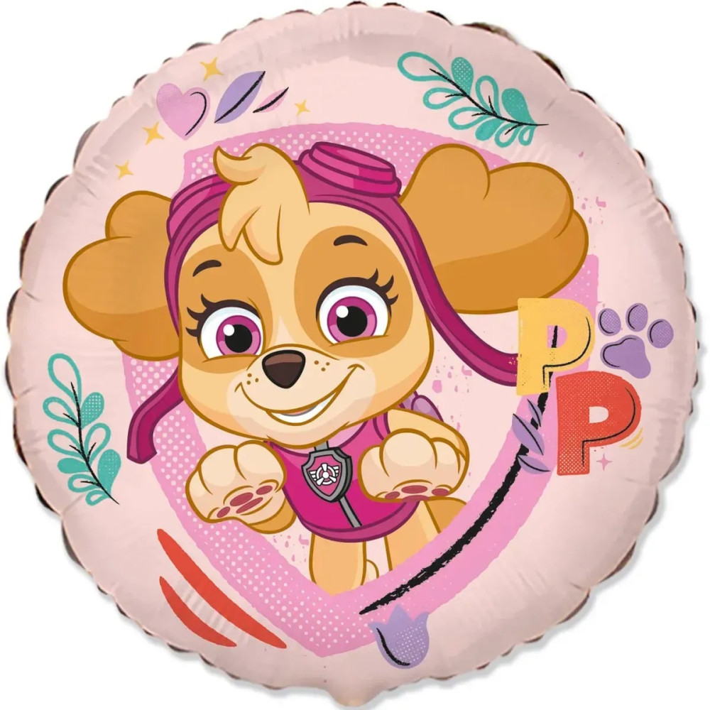 Фольгована кулька Flexmetal Коло Щенячий патруль Скай - Paw Patrol 18" 16706