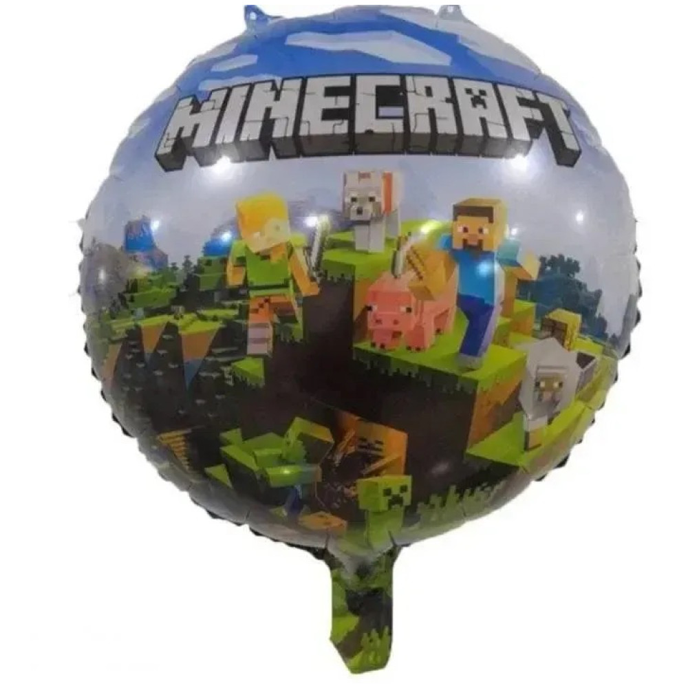 Фольгована куля Коло Китай Minecraft 18' 11092