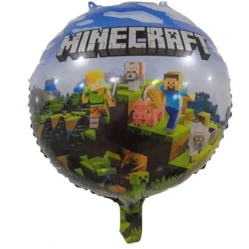 Фольгована куля Коло Китай Minecraft 18' 11092