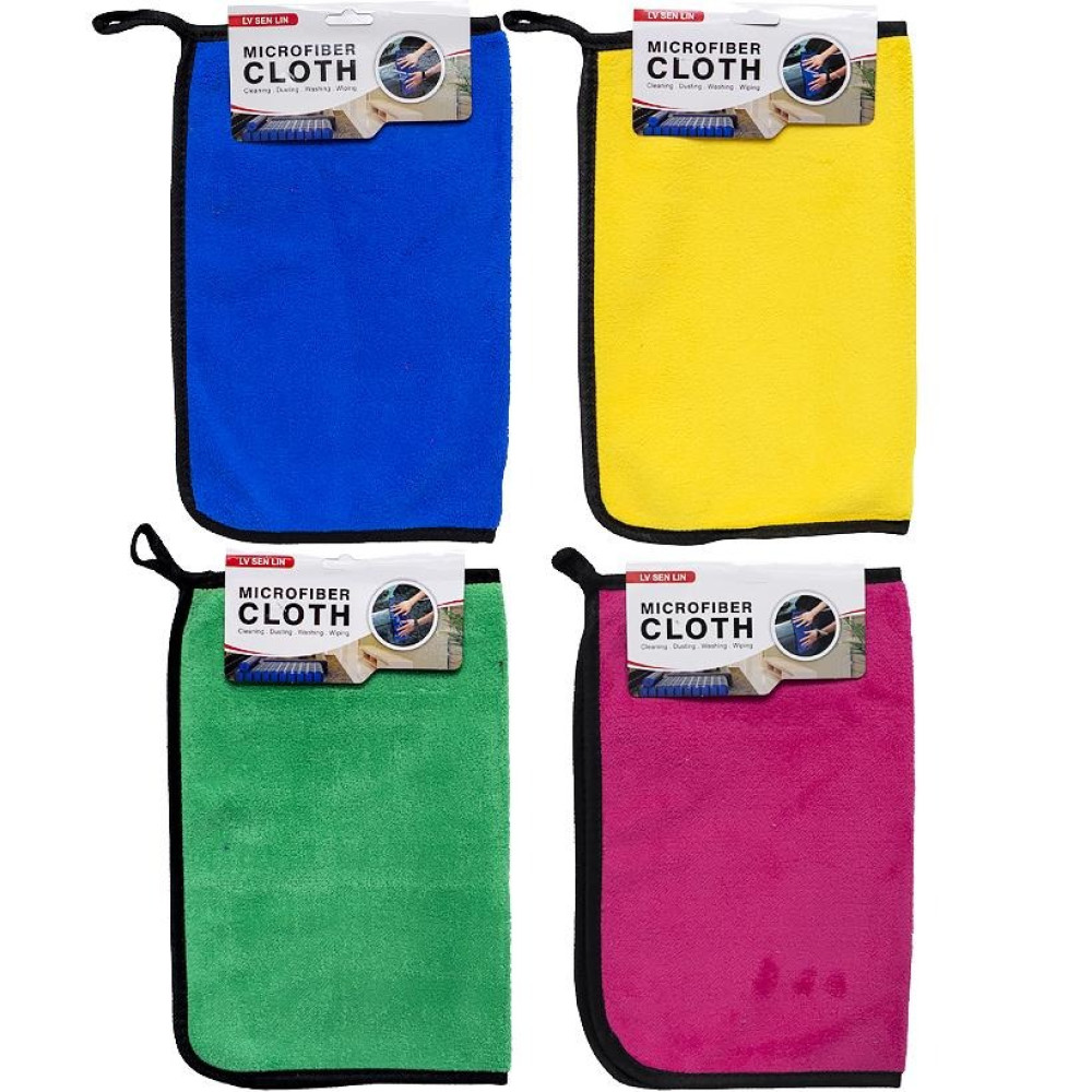 Ганчірка з мікрофібри двостороння ZL21-1PC 30x40 см 3040 (117060)