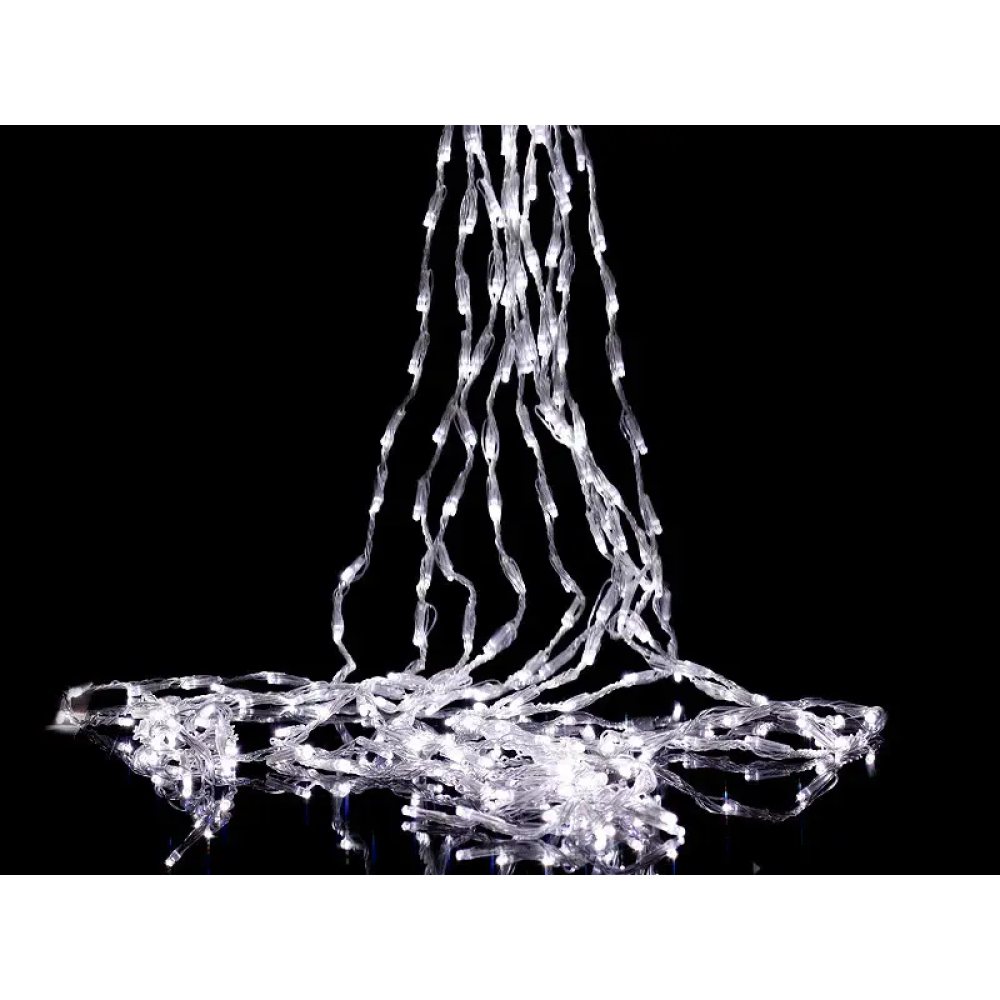 Гірлянда Водоспад прозорий провід 2,0мХ2,0м 240LED (білий) IT-RAINS-240-W 50шт 8625