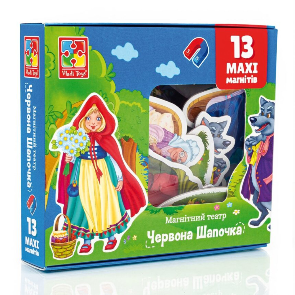 Гра настільна "Магнітний театр. Червона шапочка" VT3206-52 (укр)