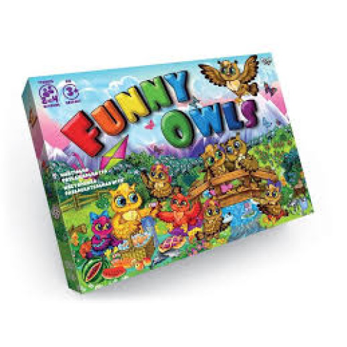 Гра настільна мала "Funny Owls" (20) DTG98