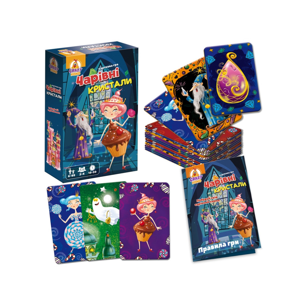 Гра настільна Vladi Toys Чарівні кристали VT8077-04 (укр)