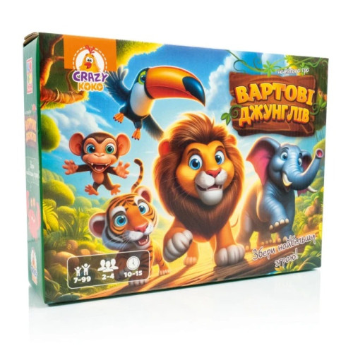 Гра настільна Vladi Toys розважальна Вартові джунглів VT8055-47 (укр)