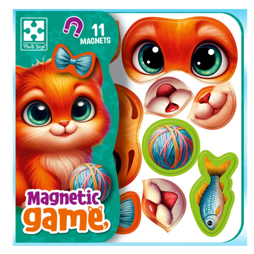 Гра розвиваюча Vladi Toys магнітна "Емоції Кошеняти" VT3220-05 (укр)