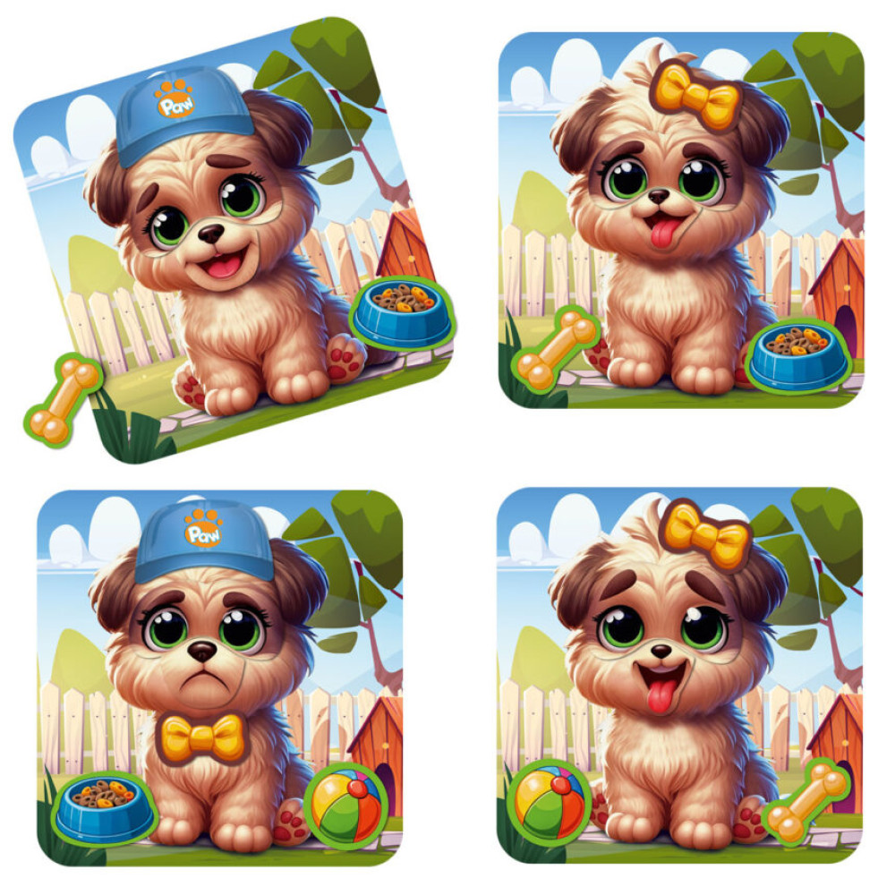 Гра розвиваюча Vladi Toys магнітна "Емоції Песика" VT3220-04 (укр)