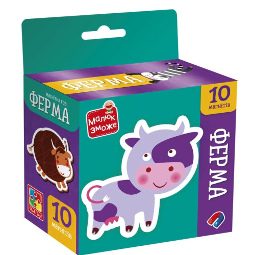 Гра розвиваюча Vladi Toys набір магнітів. "Ферма" VT3106-36