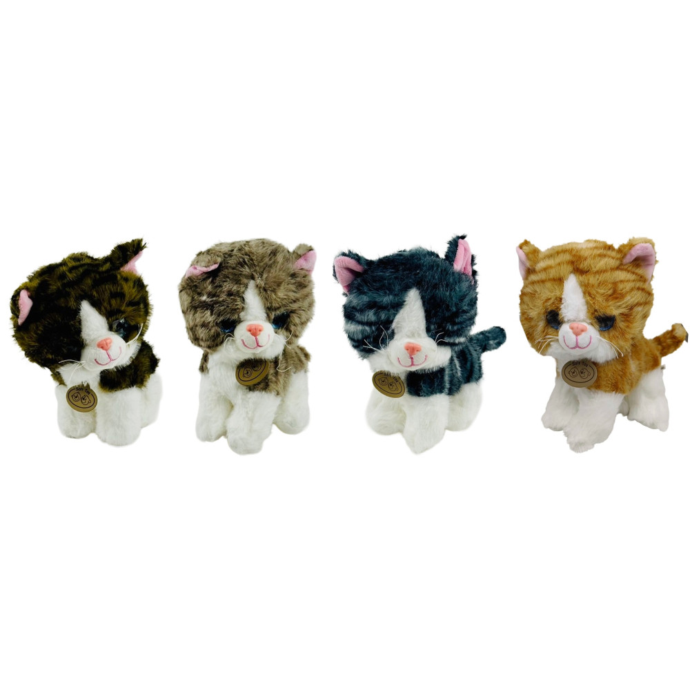 Іграшка м'яка звукова "Котик" 25 см 4 в(10x6) 1170-20-К