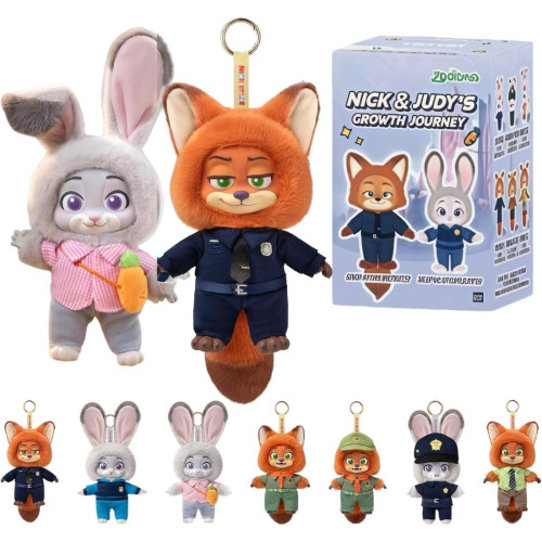 Іграшка сюрприз Брелок Зоотрополіс персонаж мультфільму Disney Zootopia в коробочці 15см