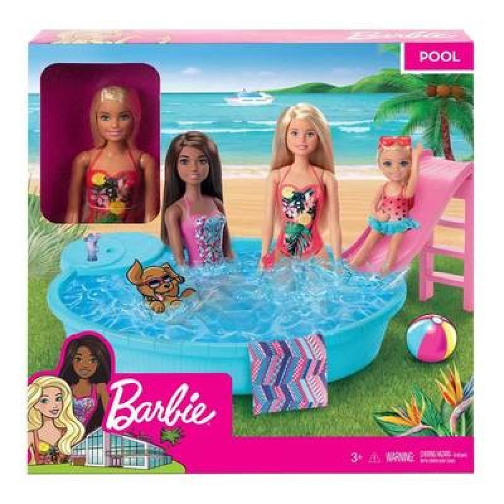 Ігровий набір "Розваги біля басейну" Barbie GHL91