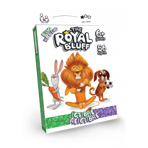 Карткова гра "The ROYAL BLUFF їстівне неїстівне" укр (32)RBL-02-01U