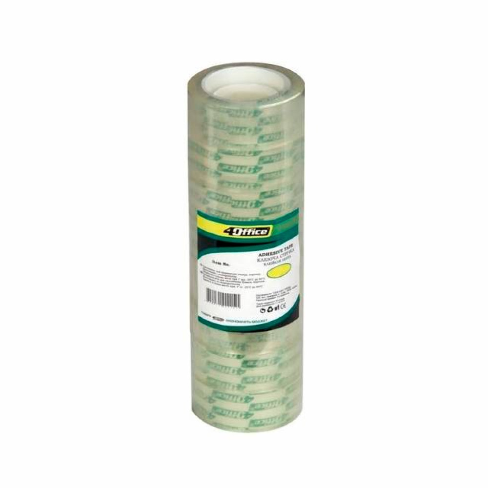 Скотч кл. стрічка канц., 12 мм x 30 м, 4-390 4OFFICE