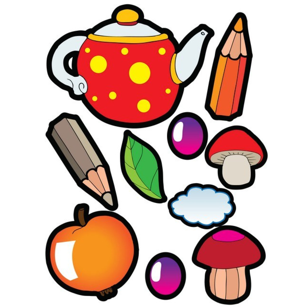 Книга, дивовижні наклейки "Скільки в кішки кошенят"