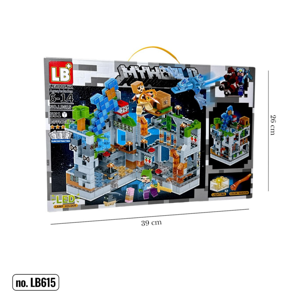 КОНСТРУКТОР MINECRAFT в коробці  551 деталей
