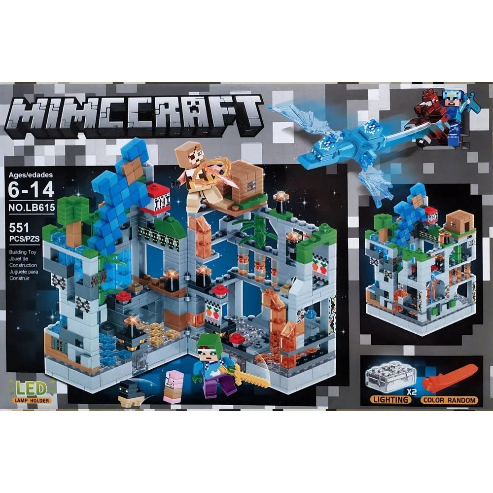 КОНСТРУКТОР MINECRAFT в коробці  551 деталей