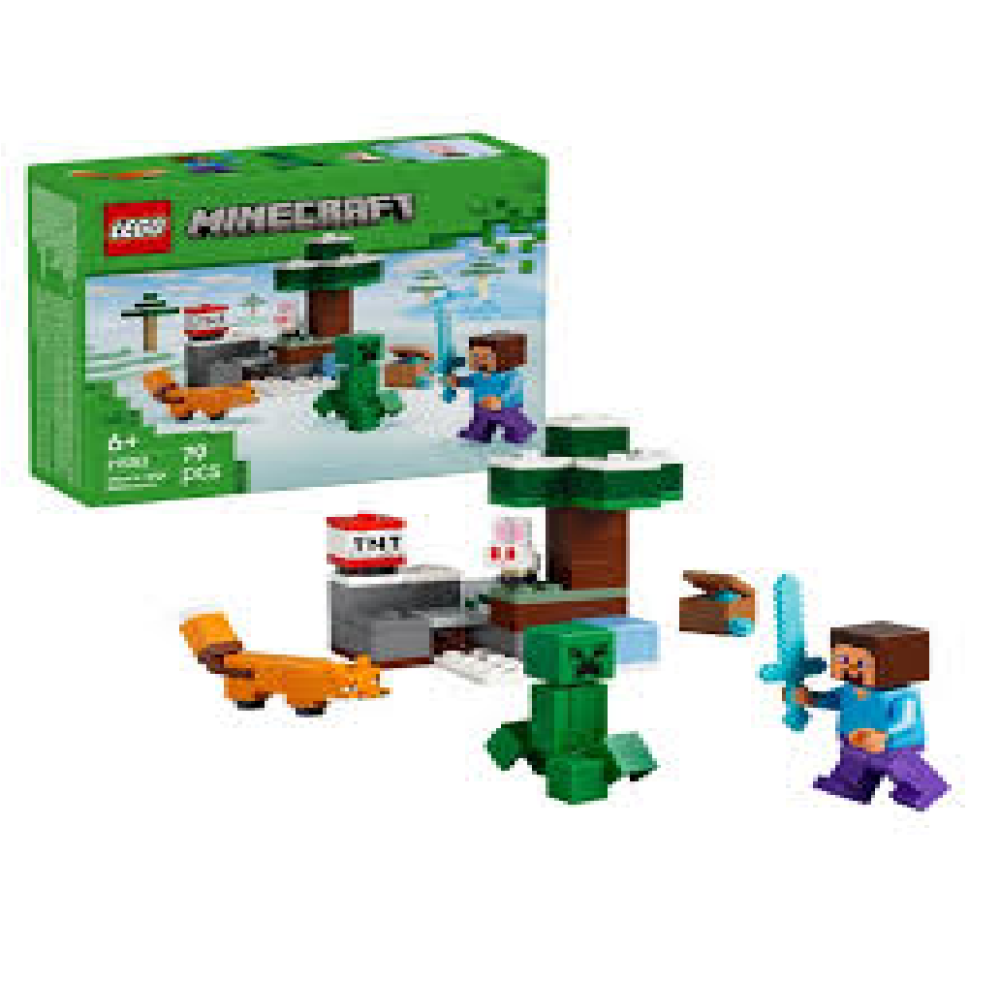 Конструктор 34071 LEGO Minecraft Конструктор Пригоди Стіва в тайзі