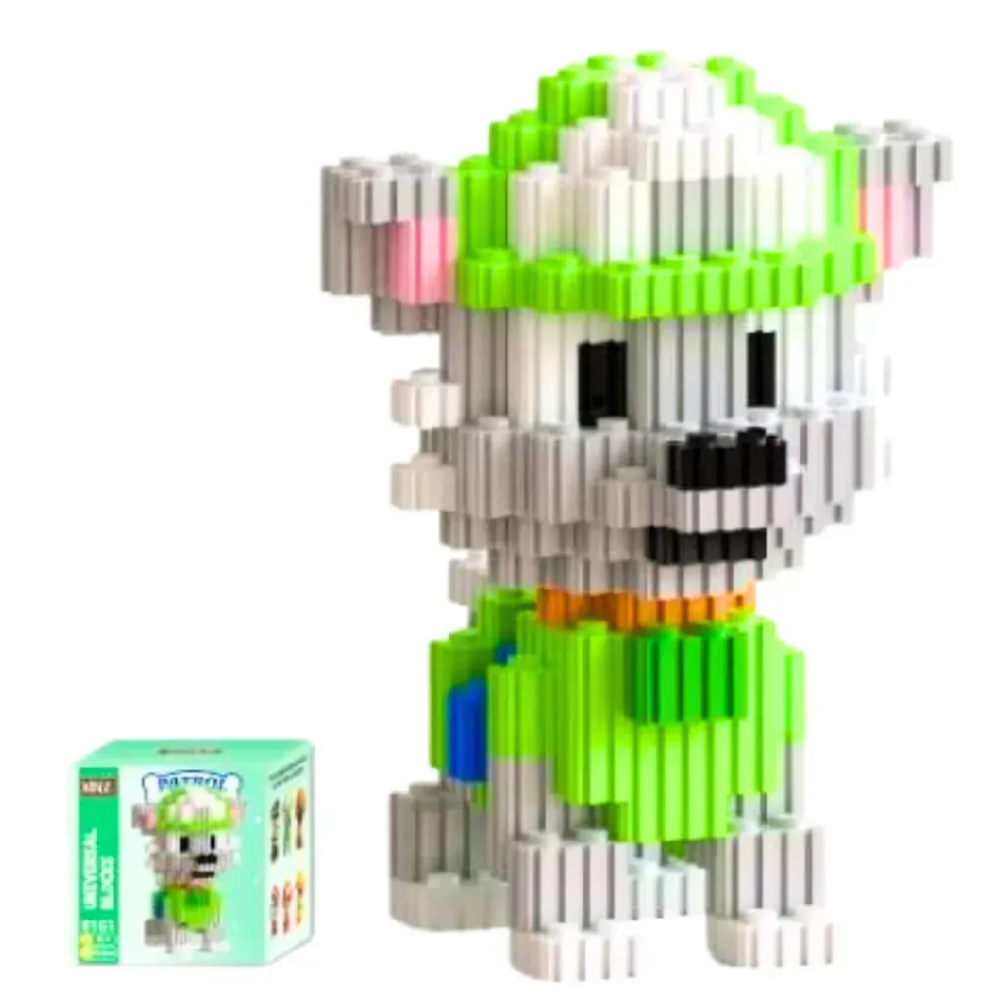 Конструктор 3D Blocks Xinz Песик спасатель №8161, кор. 10*10*10см, 554 дет