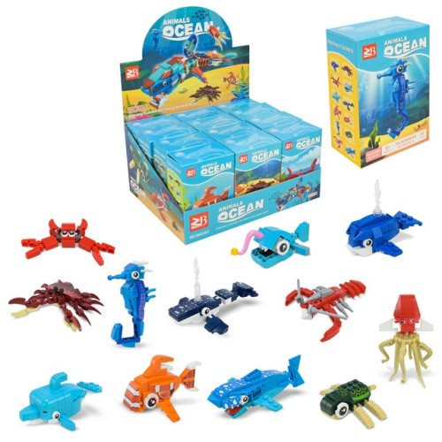 Конструктор Animal Ocean в дисплей боксі 23,3x12x11,6 см (88040)